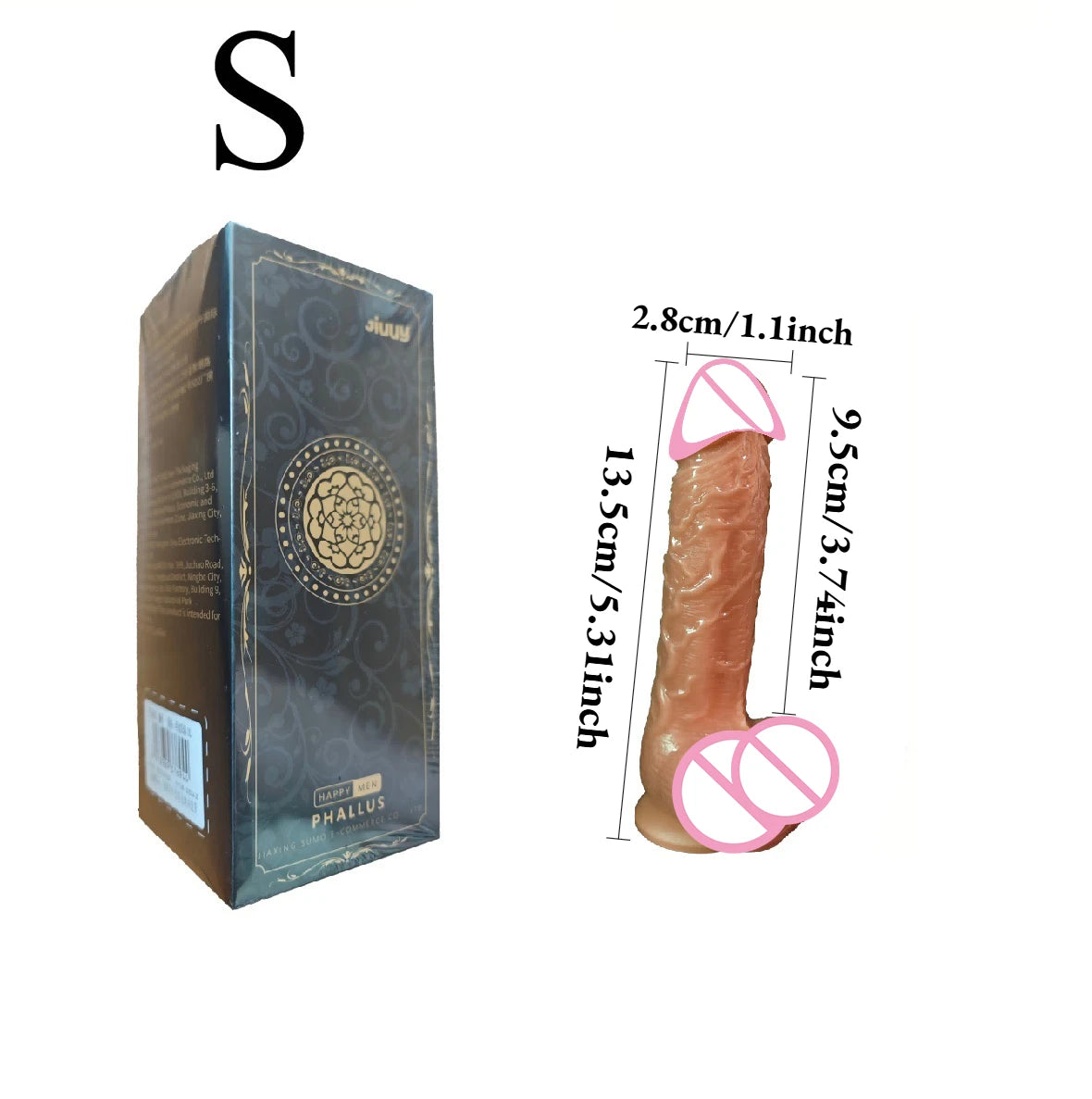 Dildo Realista con Ventosa