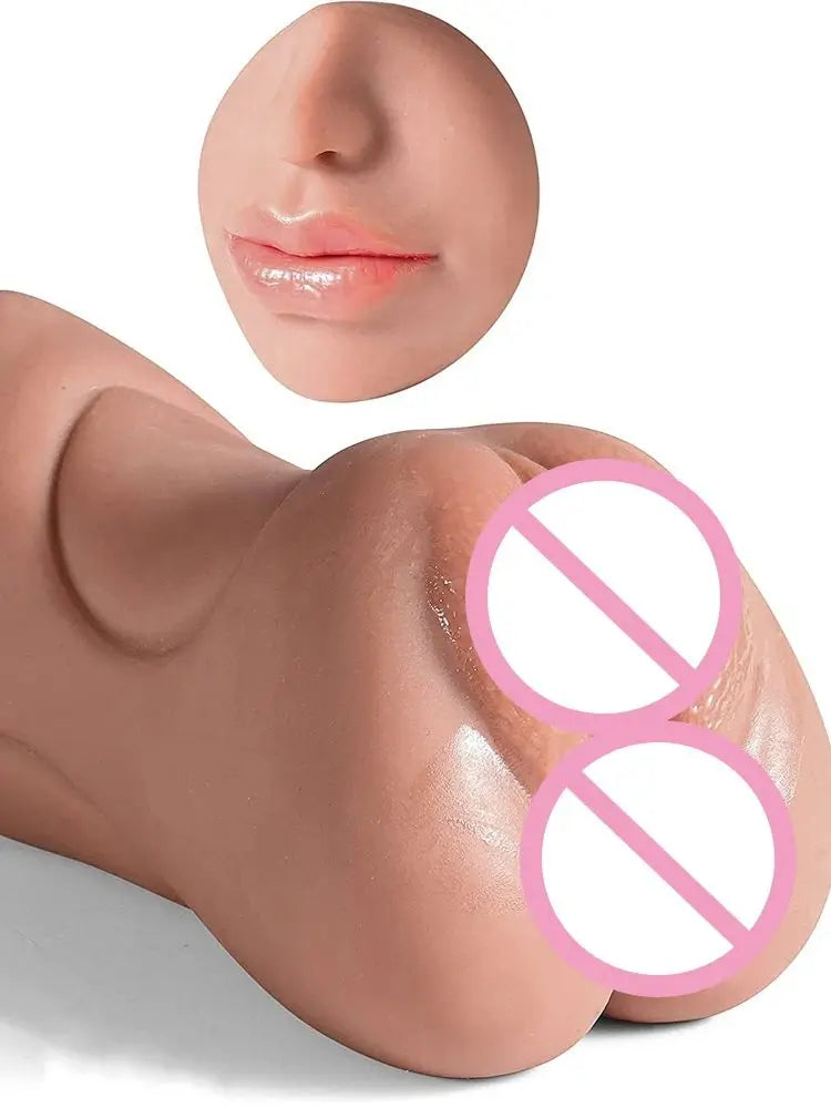Masturbador 3 en 1  – Vagina, Ano & Boca