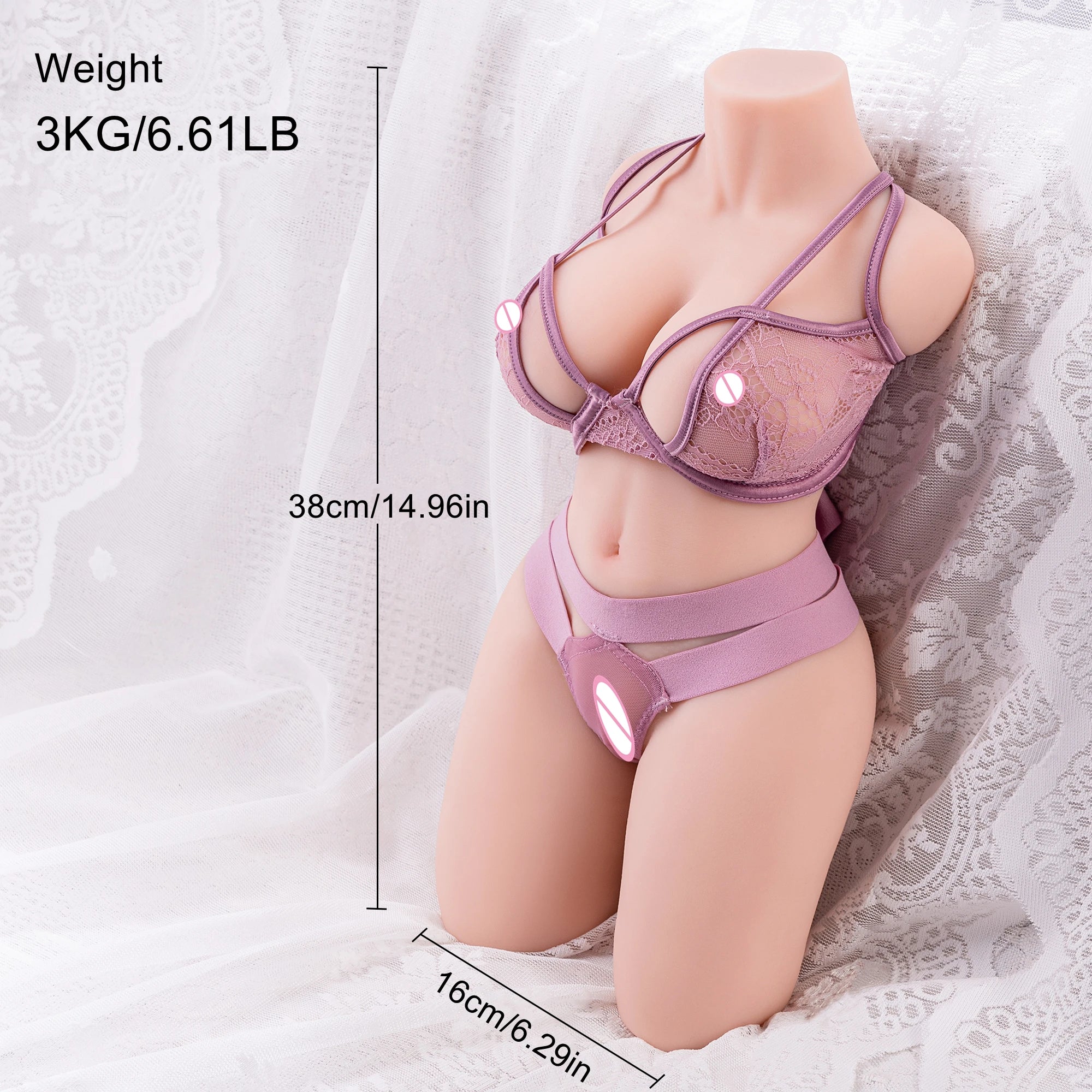 MUÑECA 3 EN 1 "Combi completa" tamaño real