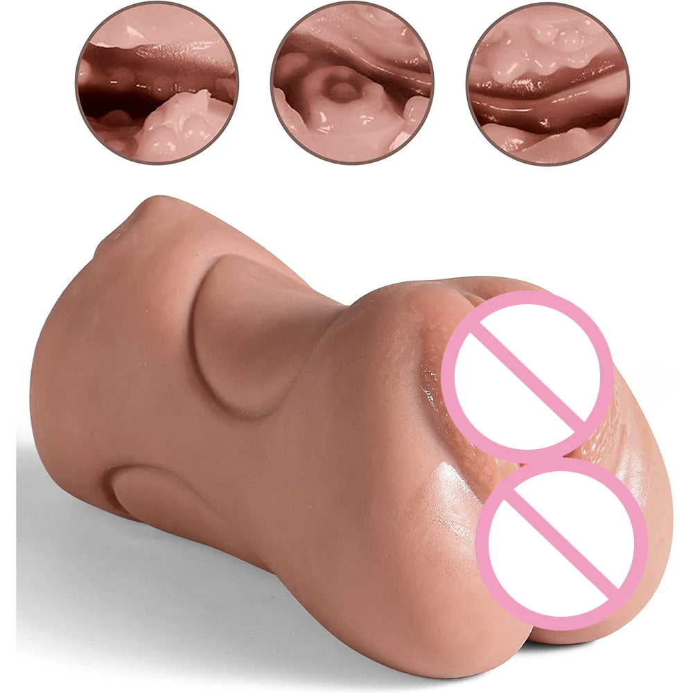 Masturbador 3 en 1  – Vagina, Ano & Boca