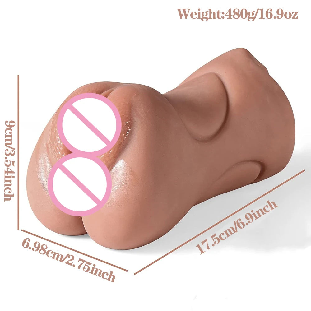 Masturbador 3 en 1  – Vagina, Ano & Boca